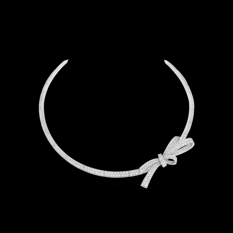 Chanel Ruban Bracelet White For Women J3882