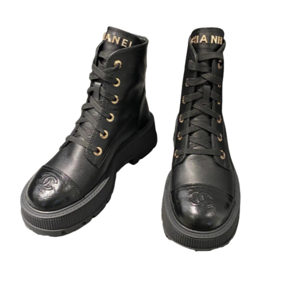 Chanel Short Boots Black For Women