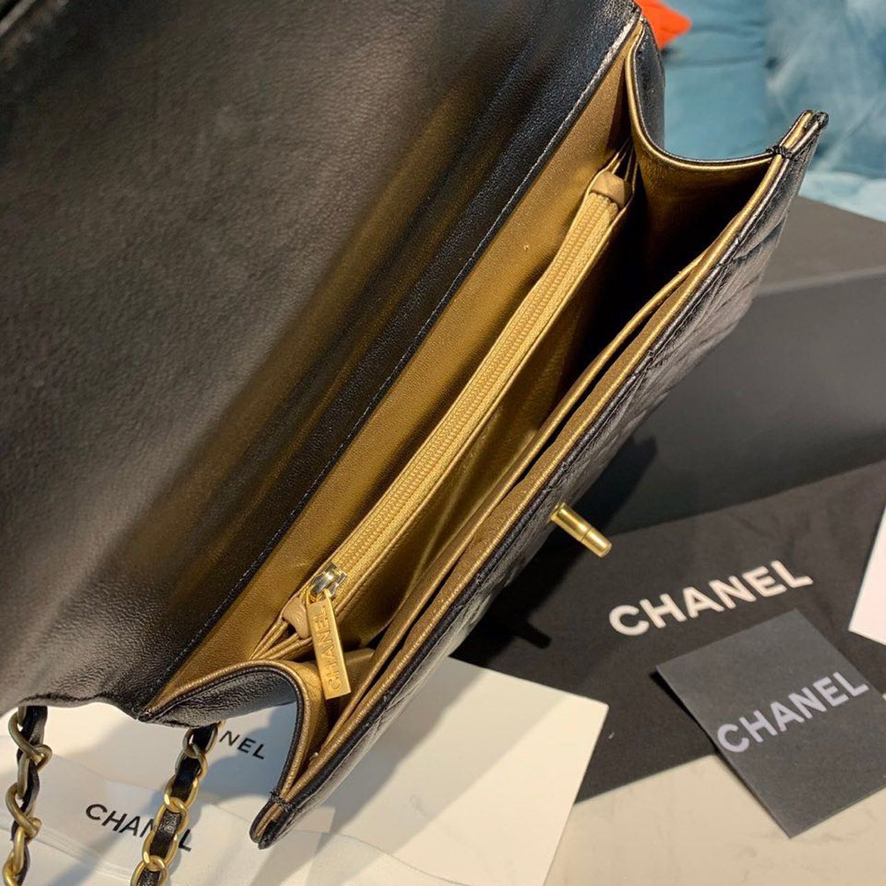 Chanel Short Pearl Handle Bag Gold Toned Hardware Black For Women, Women’s Handbags, Shoulder And Crossbody Bags 8.2in/21cm