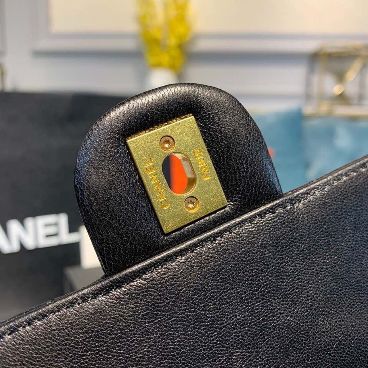 Chanel Short Pearl Handle Bag Gold Toned Hardware Black For Women, Women’s Handbags, Shoulder And Crossbody Bags 8.2in/21cm