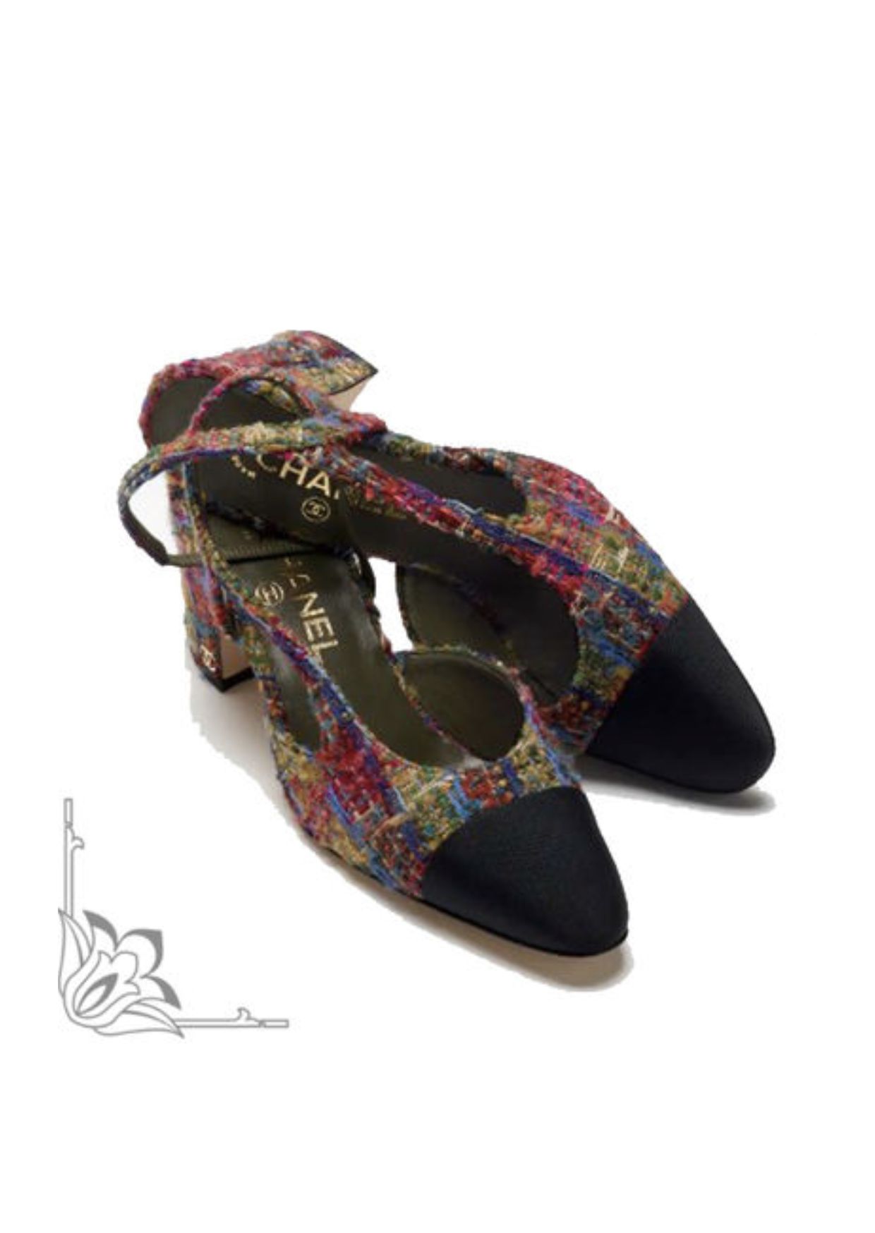 Chanel Sling-Black Multicolor For Women G31318 Y56231 K5144