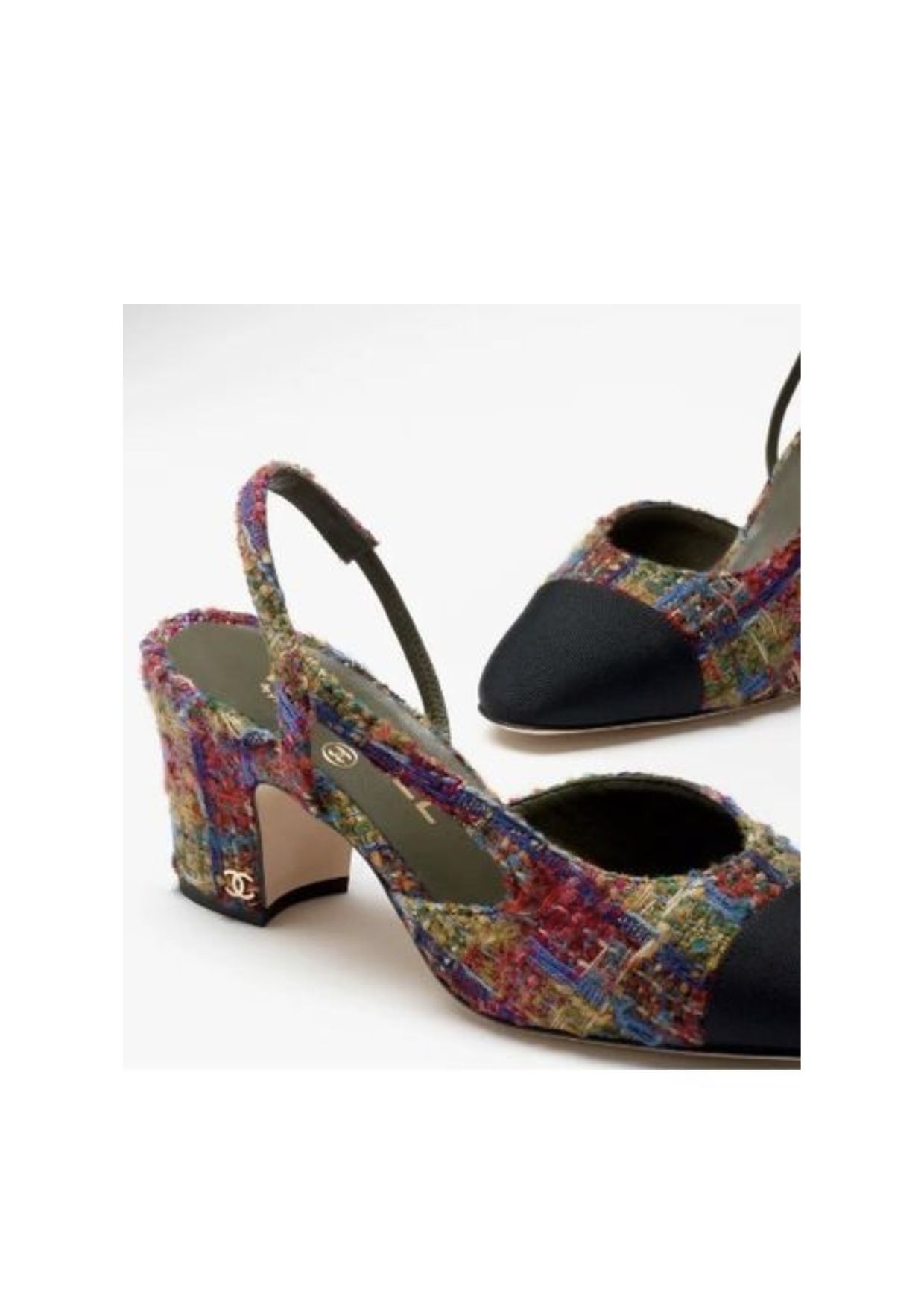 Chanel Sling-Black Multicolor For Women G31318 Y56231 K5144