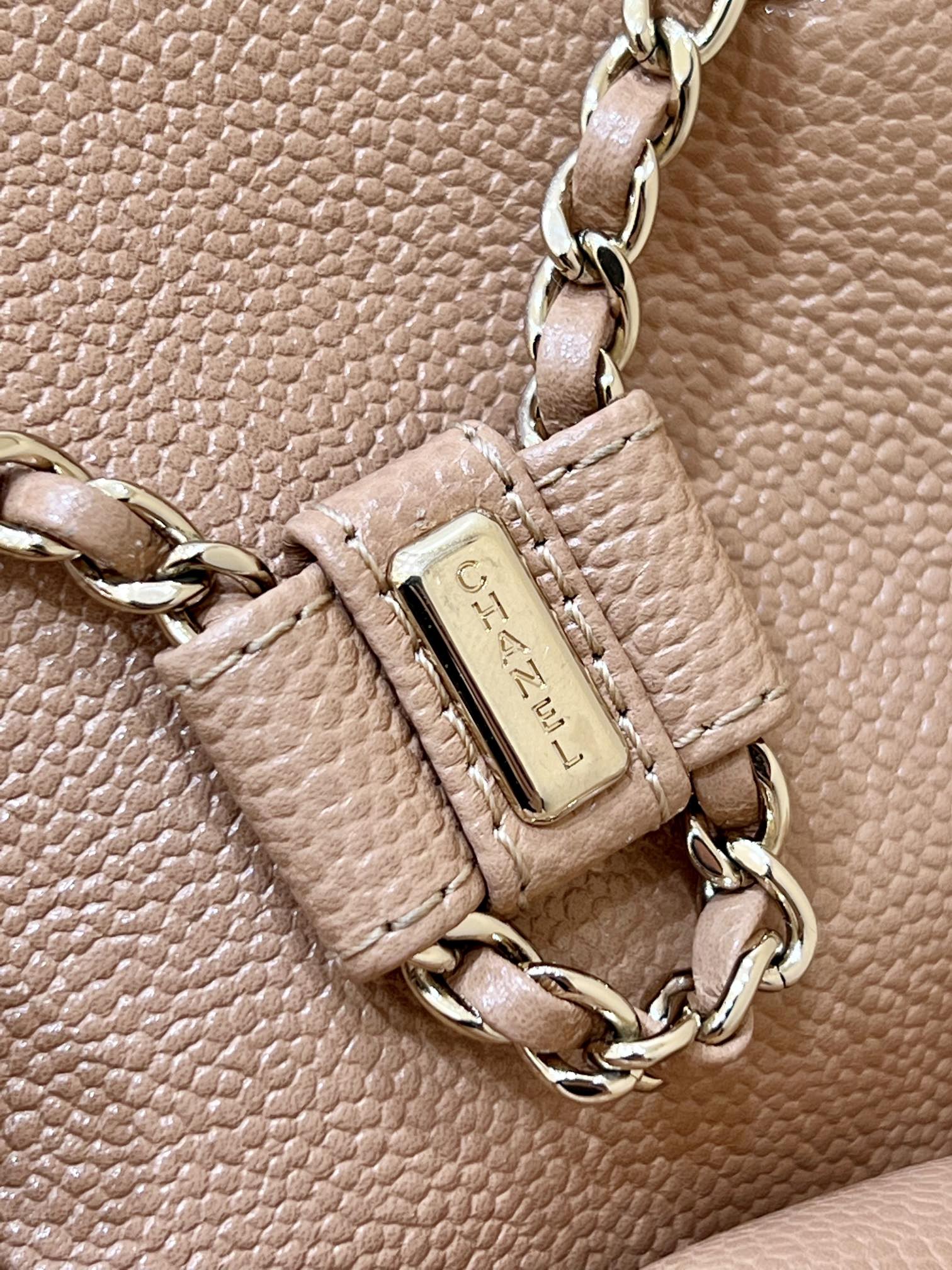 Chanel Small Backpack Bag Pink/Brown/Balck For Women 6.8 in / 17.5 cm AS3787 N