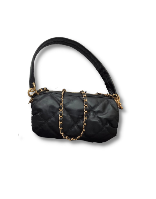 Chanel Small Bowling Bag Black For Women 9.8in/25cm