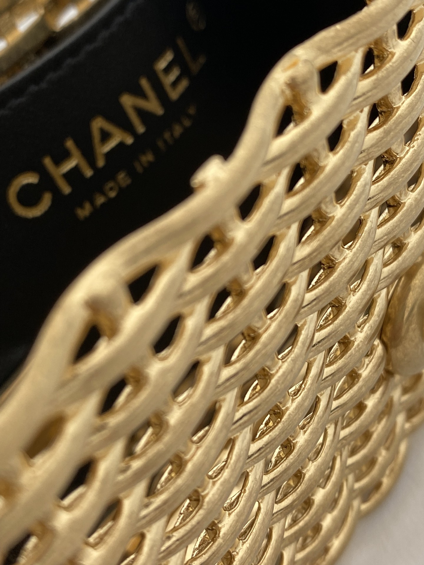 Chanel Small Evening Bag Black And Gold Tone For Women 4.9 in / 12.5 cm AS3713 NL555