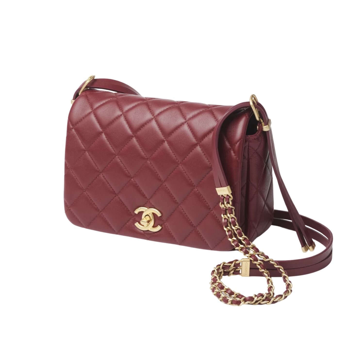 Chanel Small Flap Bag Dark Brown For Women AS4353 NN271- 8.4 Inches/ 21.3 Cm