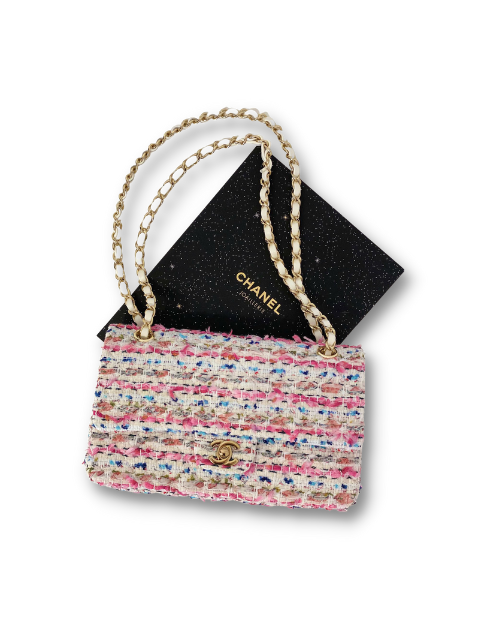 Chanel Small Flap Bag With Top Handle Pink For Women 9.8in/25cm