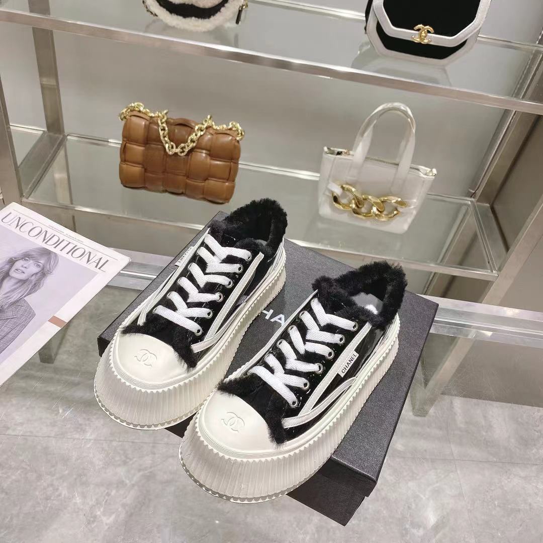 Chanel Sneakers Black For Women