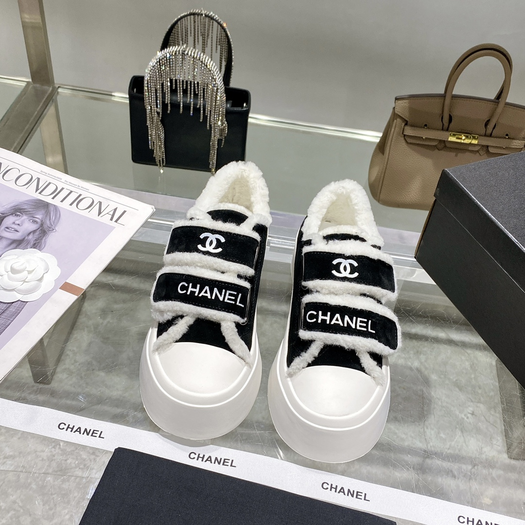 Chanel Sneakers Black For Women