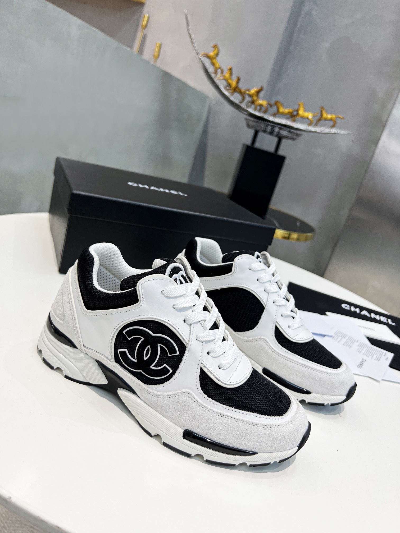 Chanel Sneakers Black For Women
