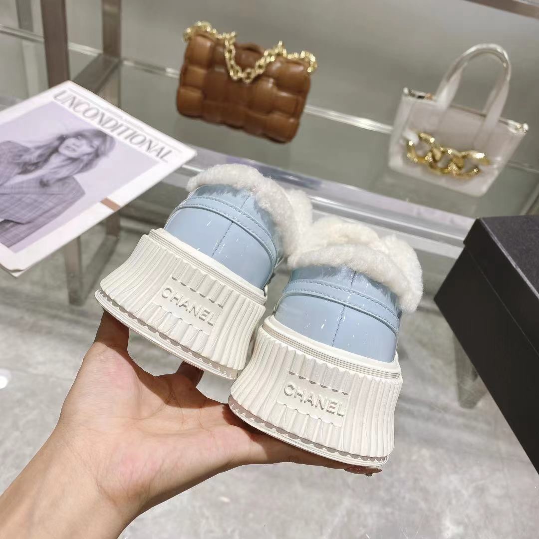 Chanel Sneakers Blue For Women
