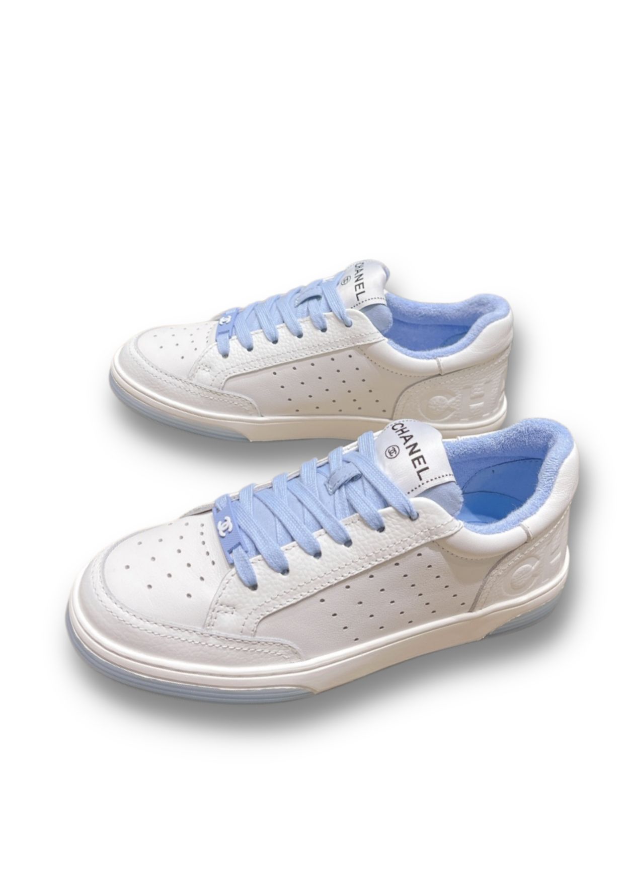 Chanel Sneakers Blue For Women