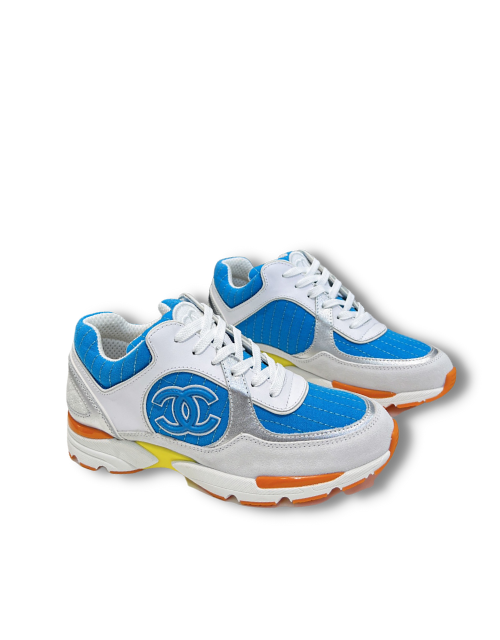 Chanel Sneakers Blue For Women