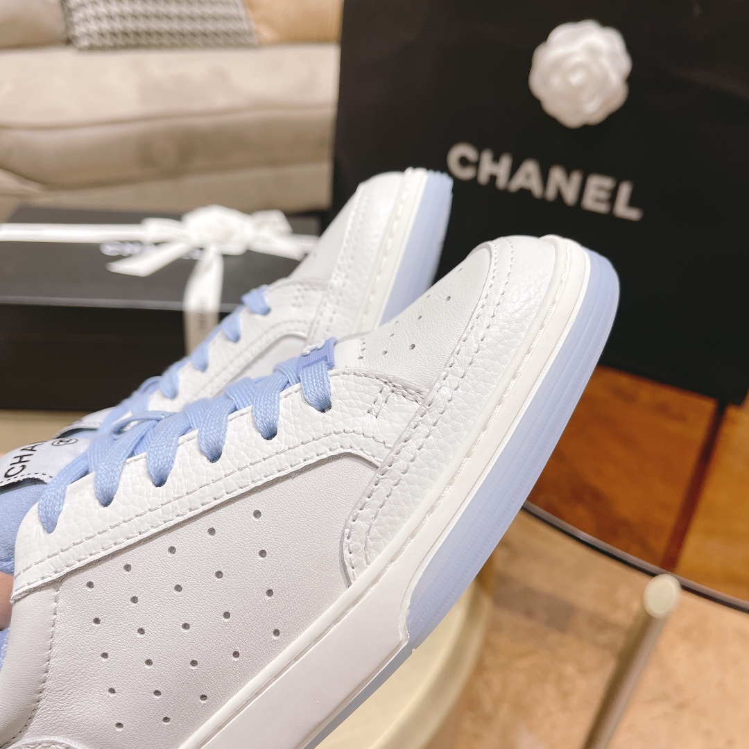 Chanel Sneakers Blue For Women
