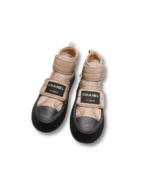Chanel Sneakers Brown High Top For Women