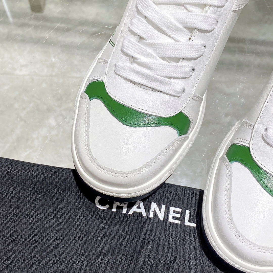 Chanel Sneakers Green For Women