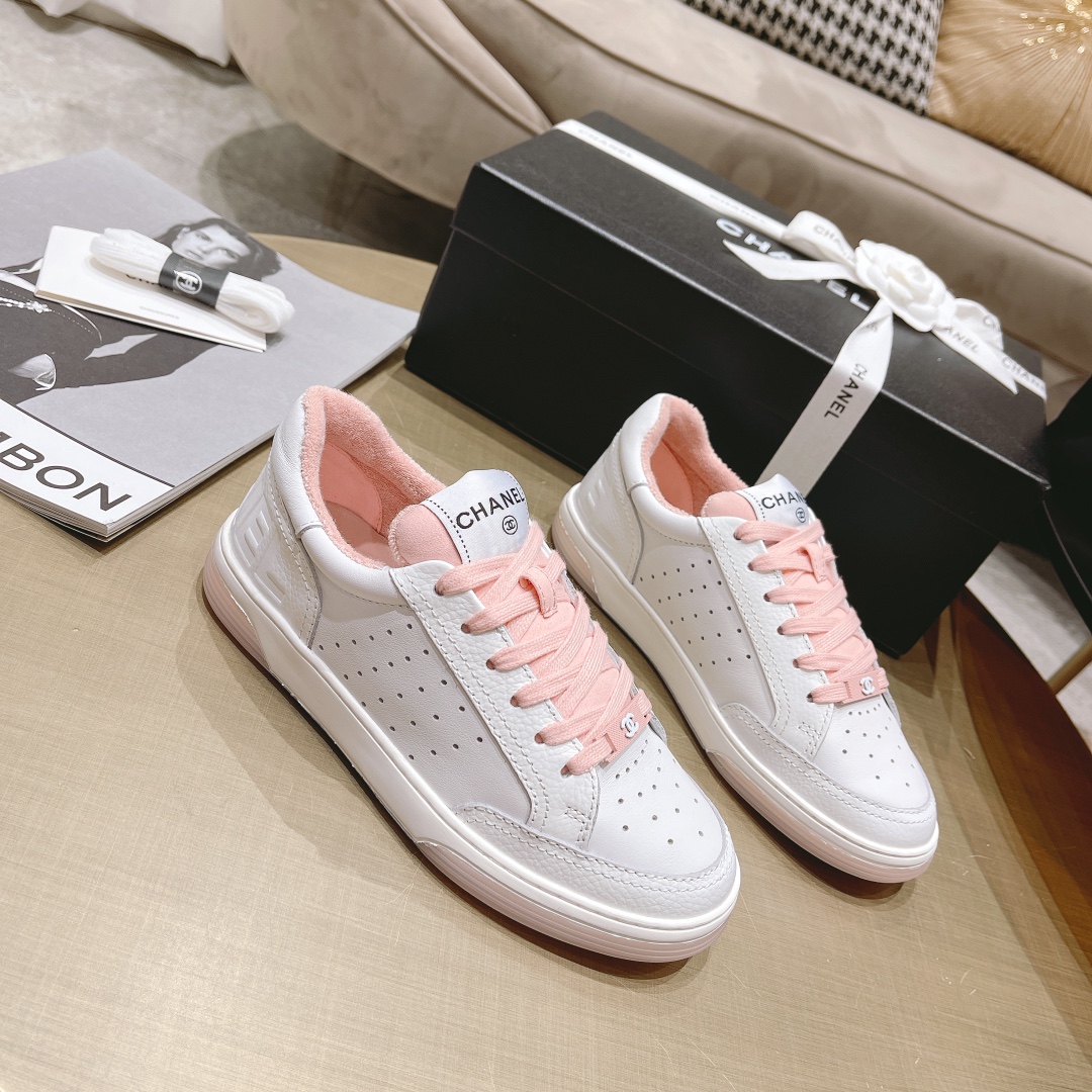 Chanel Sneakers Light Pink For Women
