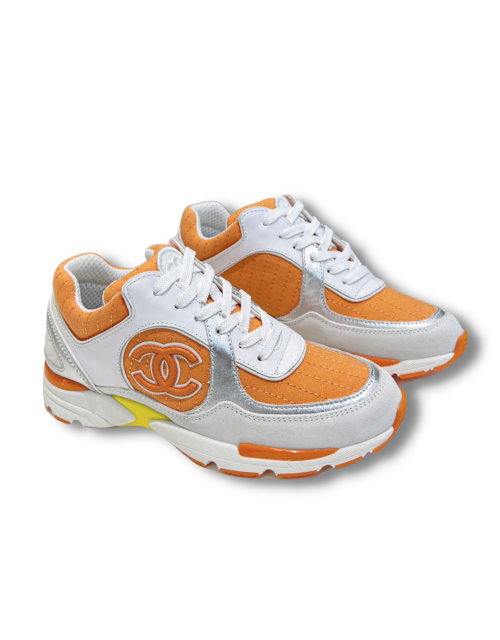 Chanel Sneakers Orange For Women