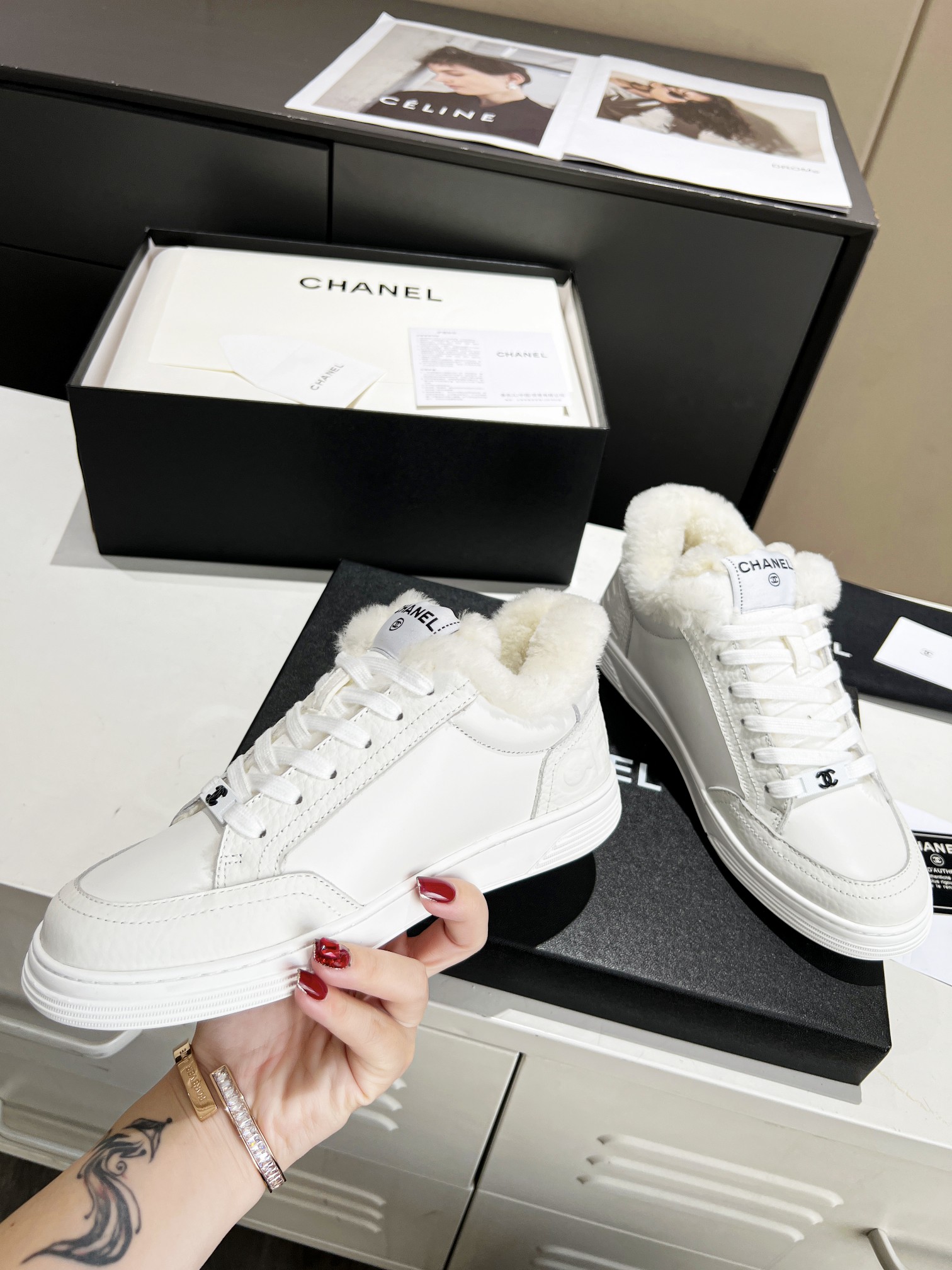 Chanel Sneakers White For Women