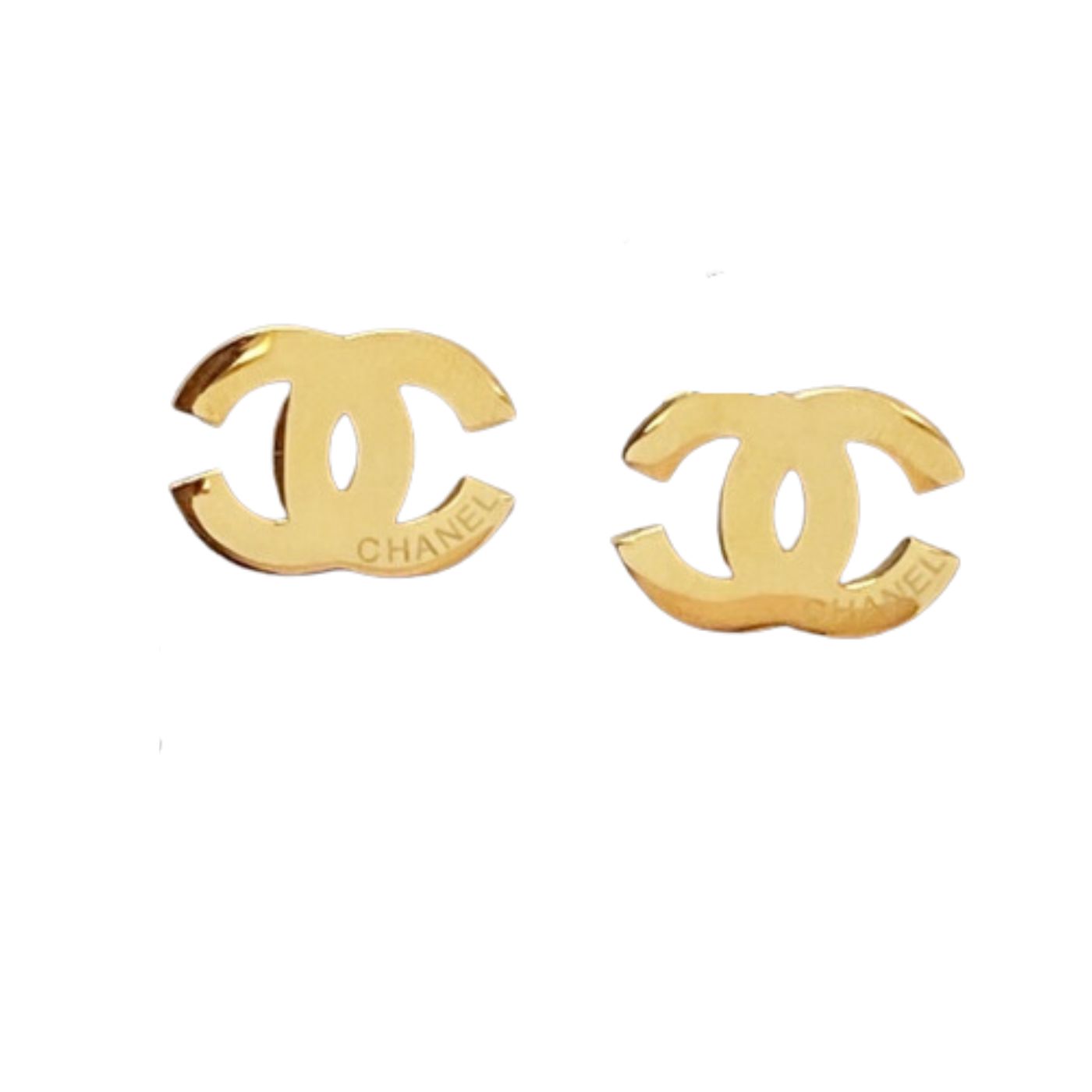 Chanel Stud Earrings Gold For Women