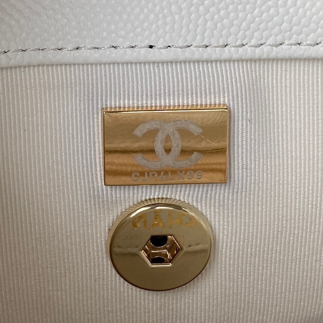 Chanel Taurus Backpack Black/White For Women 10in / 25.5cm
