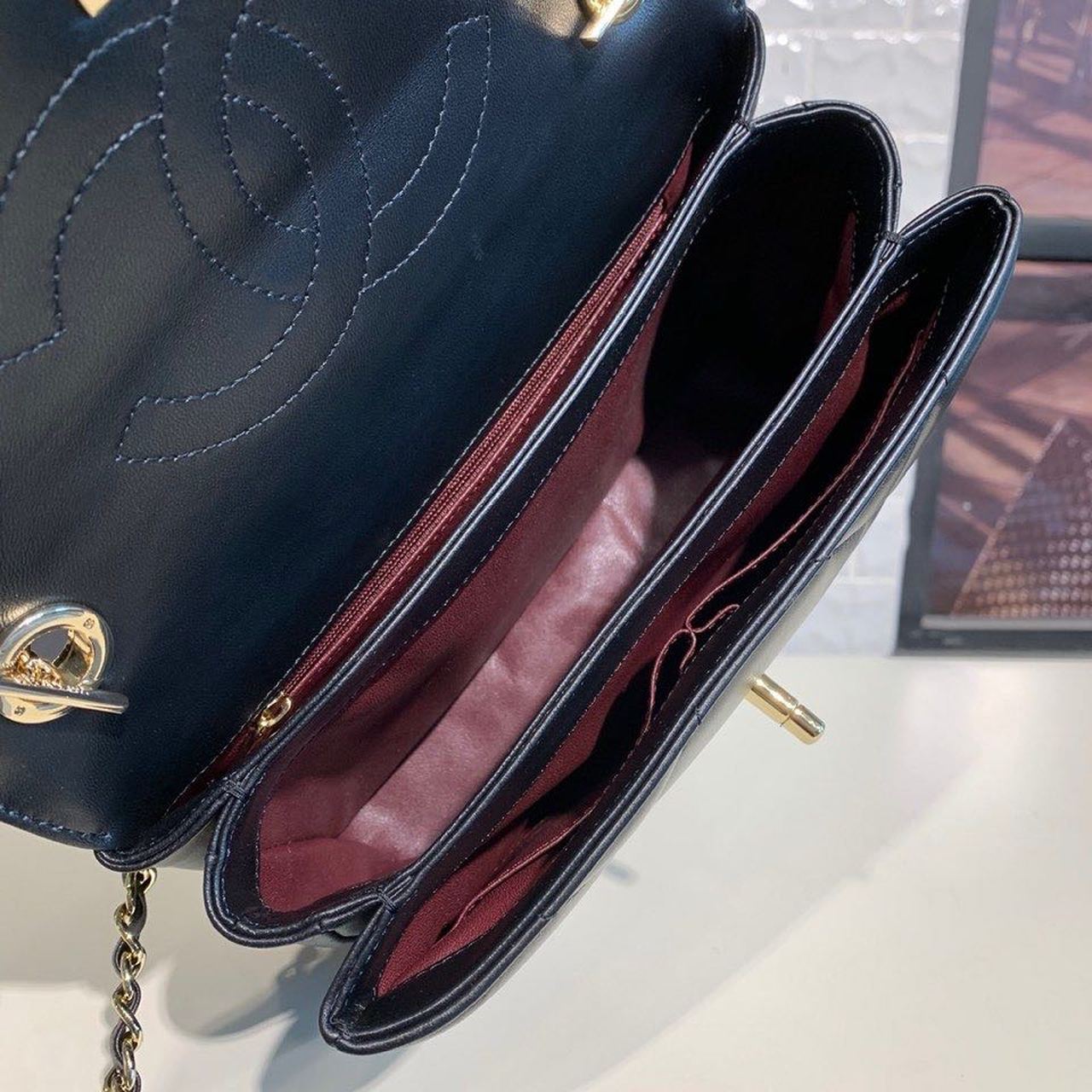 Chanel Trendy CC Bag Black For Women, Women’s Handbags, Shoulder And Crossbody Bags 10.2in/26cm