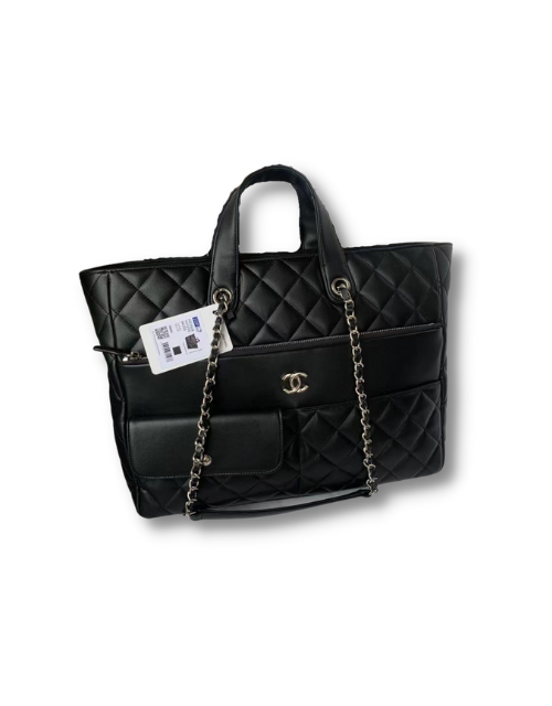 Chanel Ultra Pocket Black/Brown For Women 14.6in/37cm