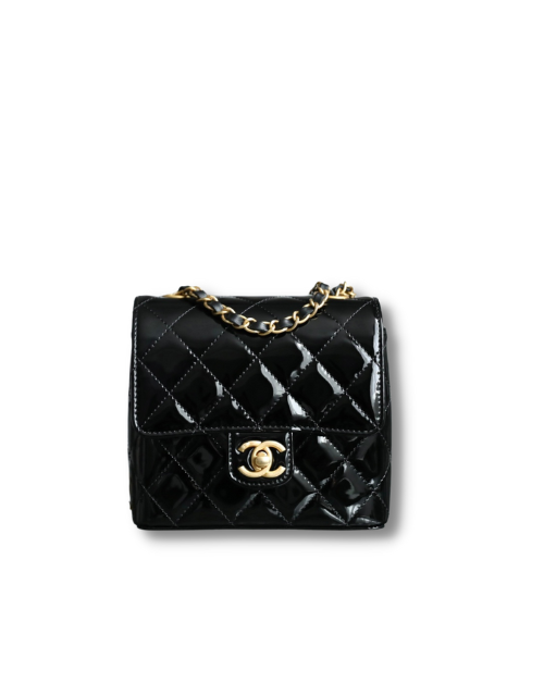 Chanel Very Square Mini Flap Black For Women 6.7in/17cm