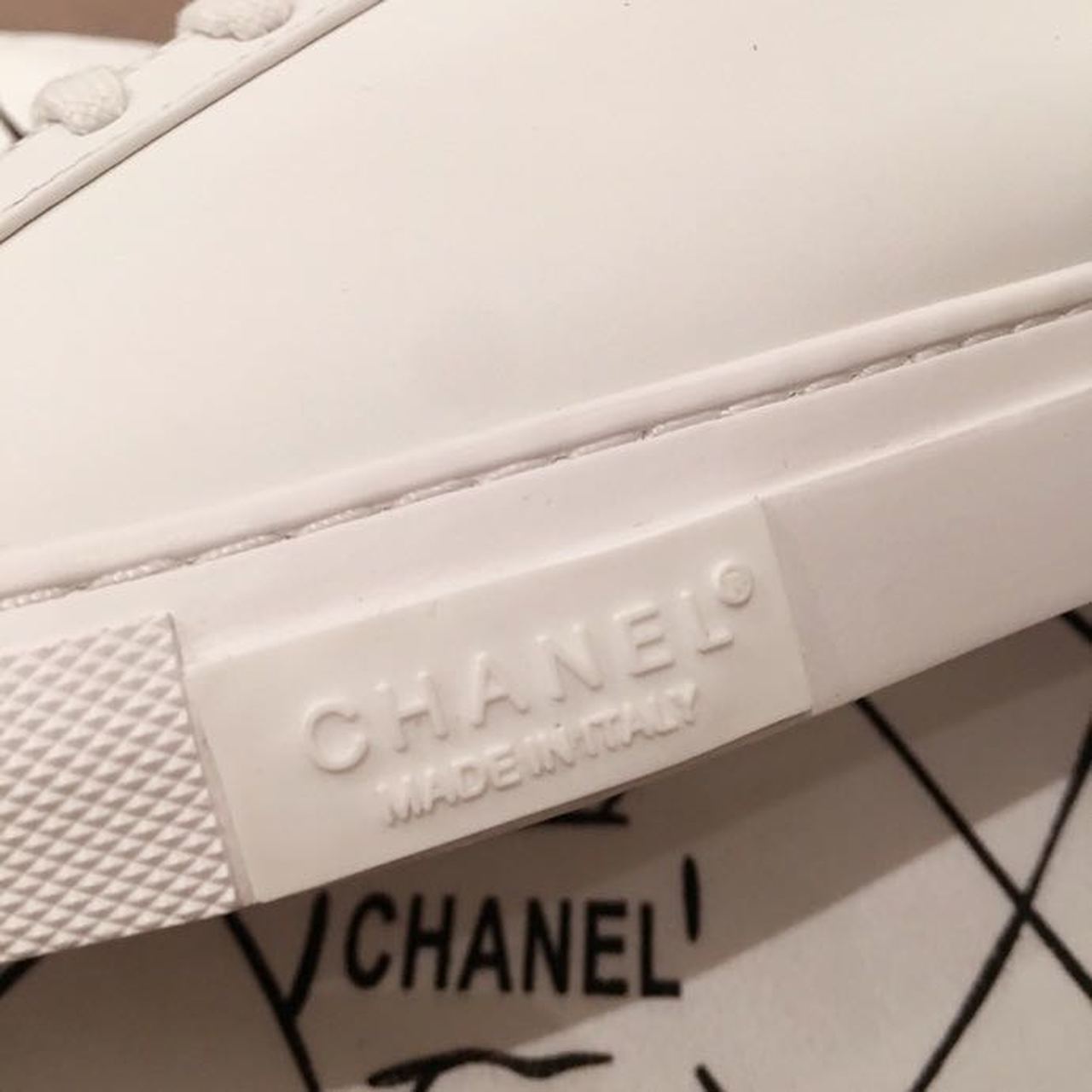 Chanel Vintage Sneakers White For Women, Women’s Shoes