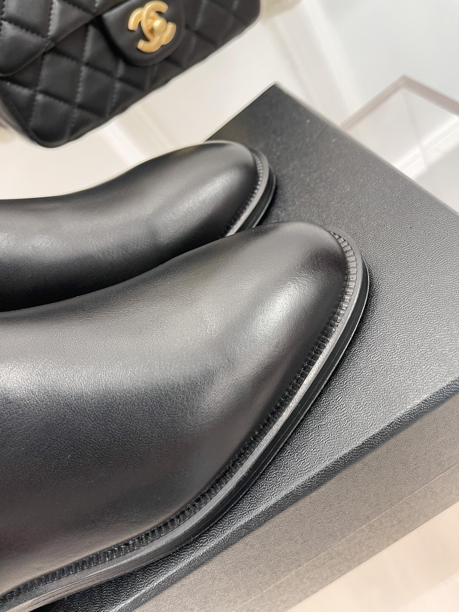 Chanel Women’s Ankle Boots With Decor Black For Women 1.5in/ 4cm