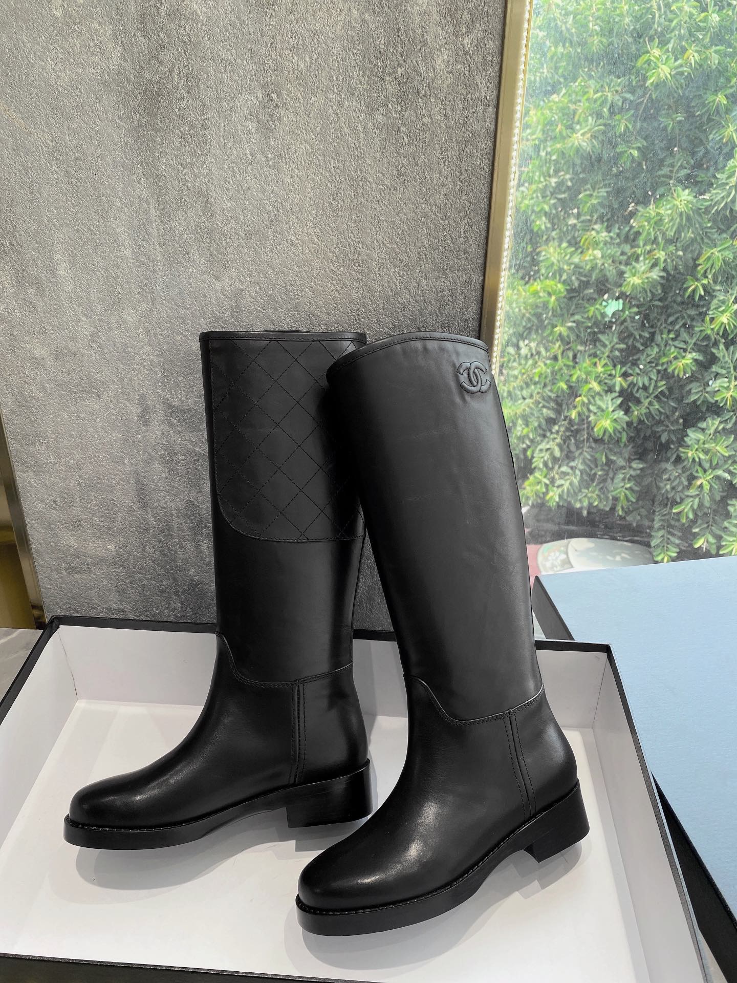 Chanel Women’s High Boots Black For Women G39212 X56669 94305