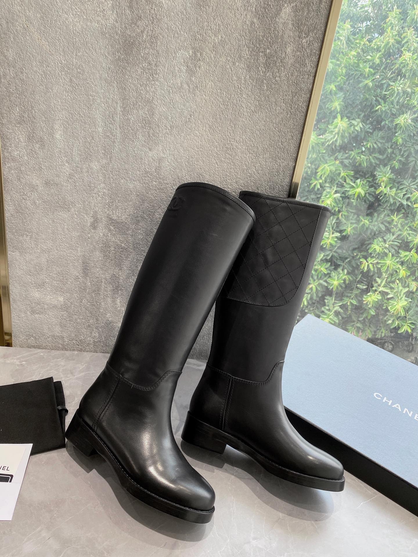 Chanel Women’s High Boots Black For Women G39212 X56669 94305