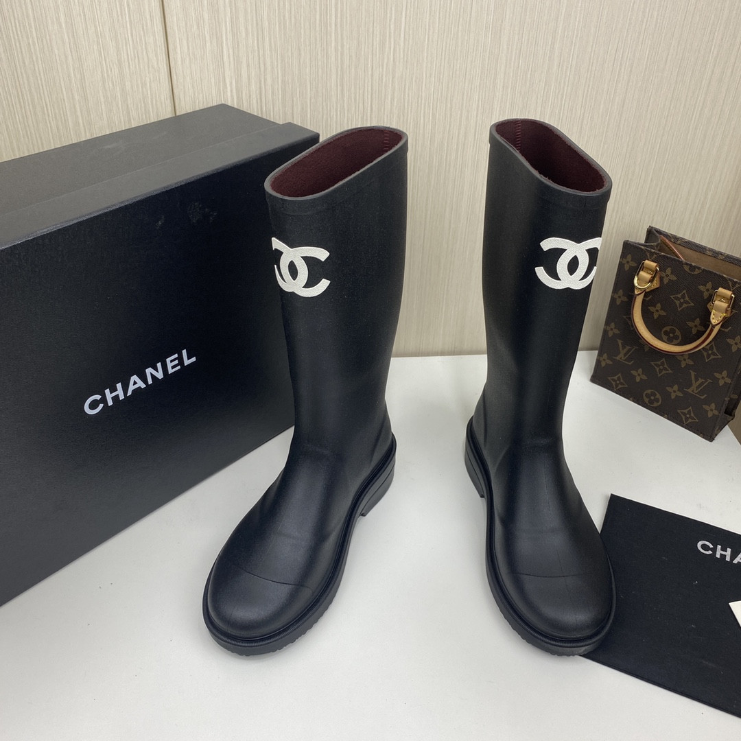 Chanel Women’s High Boots Black For Women G39620 X56326 94305