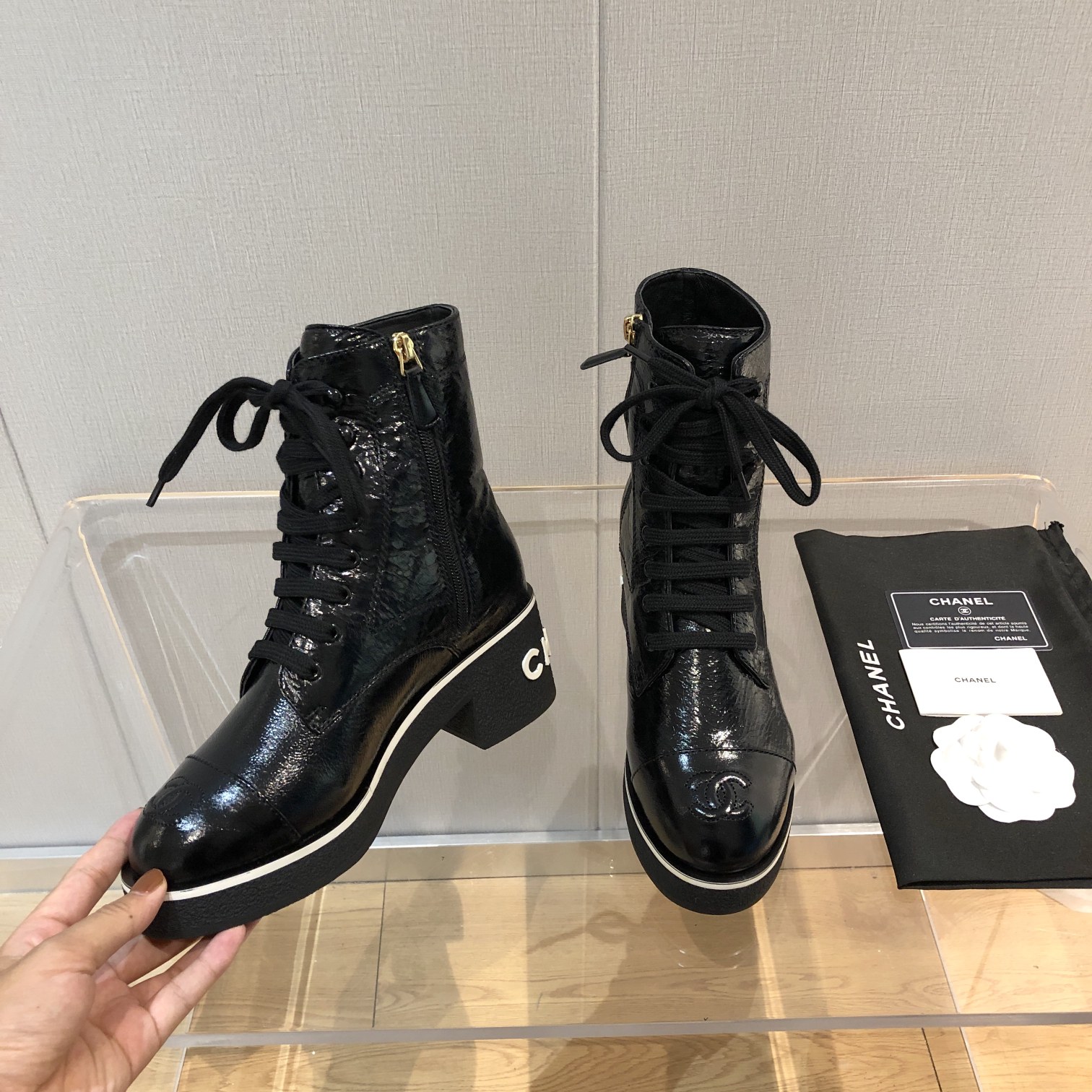 Chanel Women’s Lace-Ups Black For Women