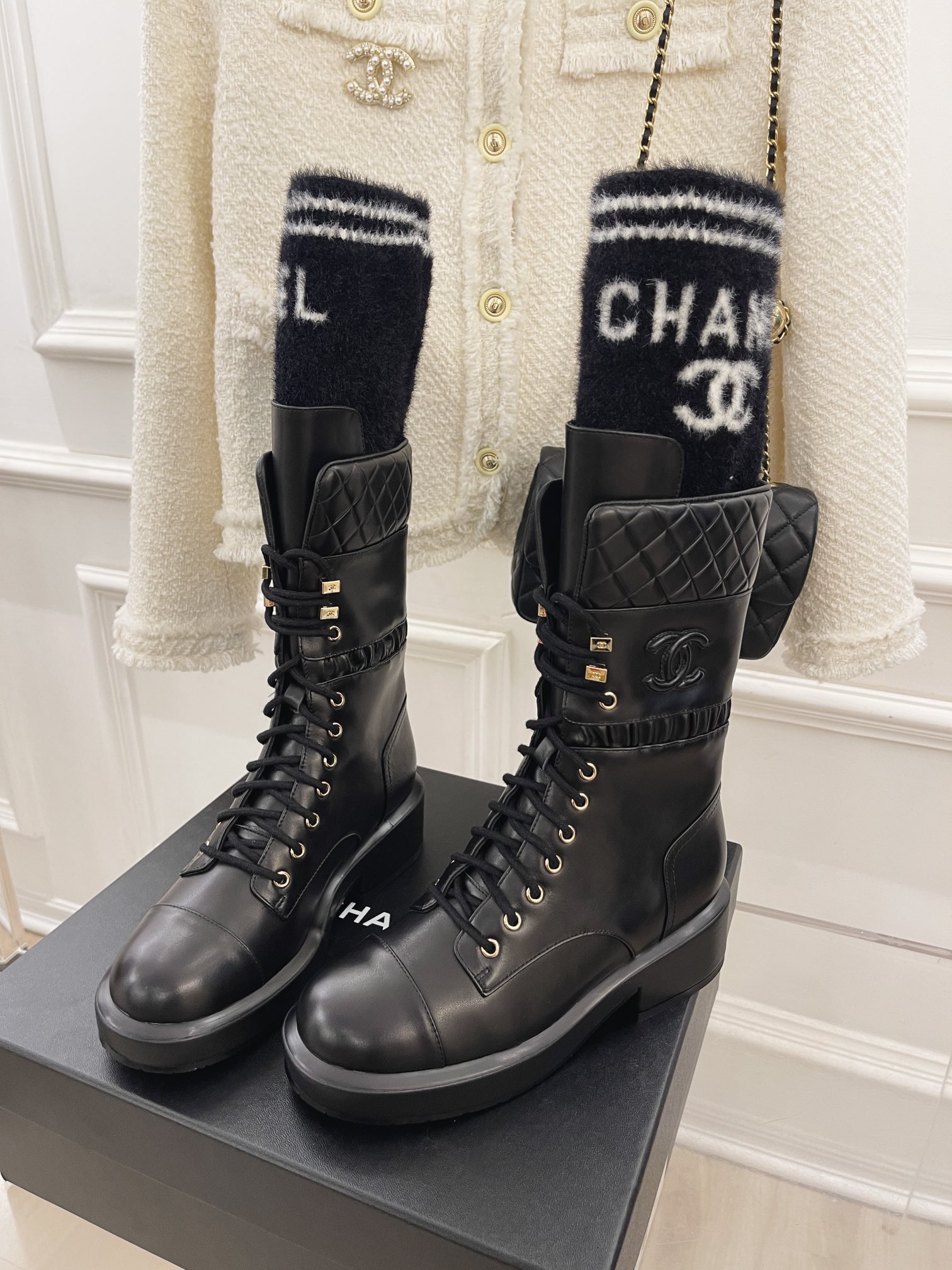 Chanel Women’s Lace-Ups Black For Women