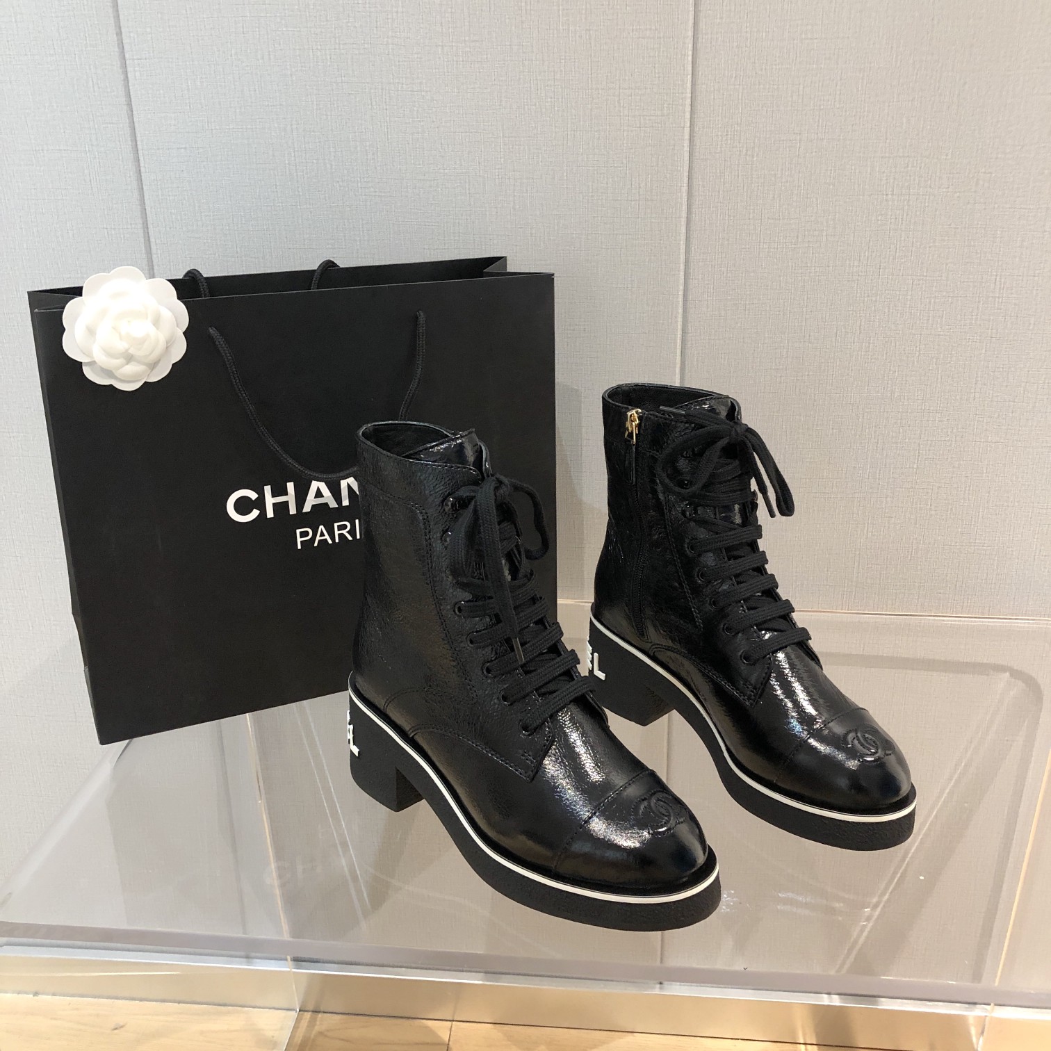 Chanel Women’s Lace-Ups Black For Women
