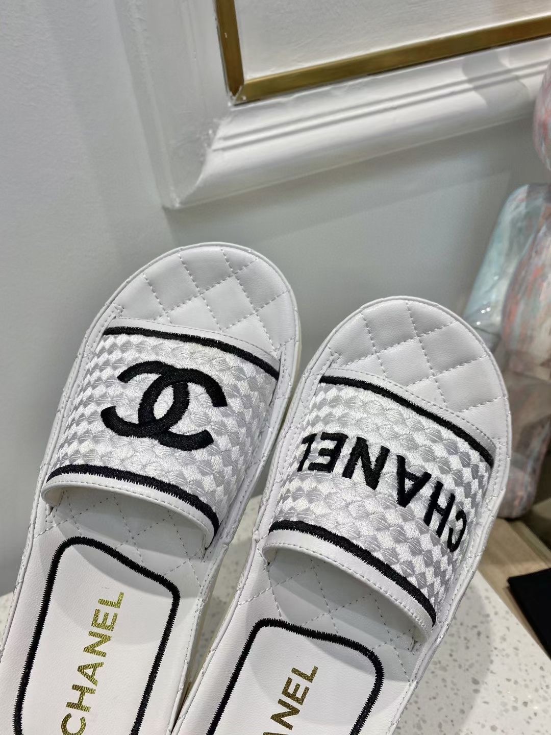Chanel Women’s Mules Black And White For Women