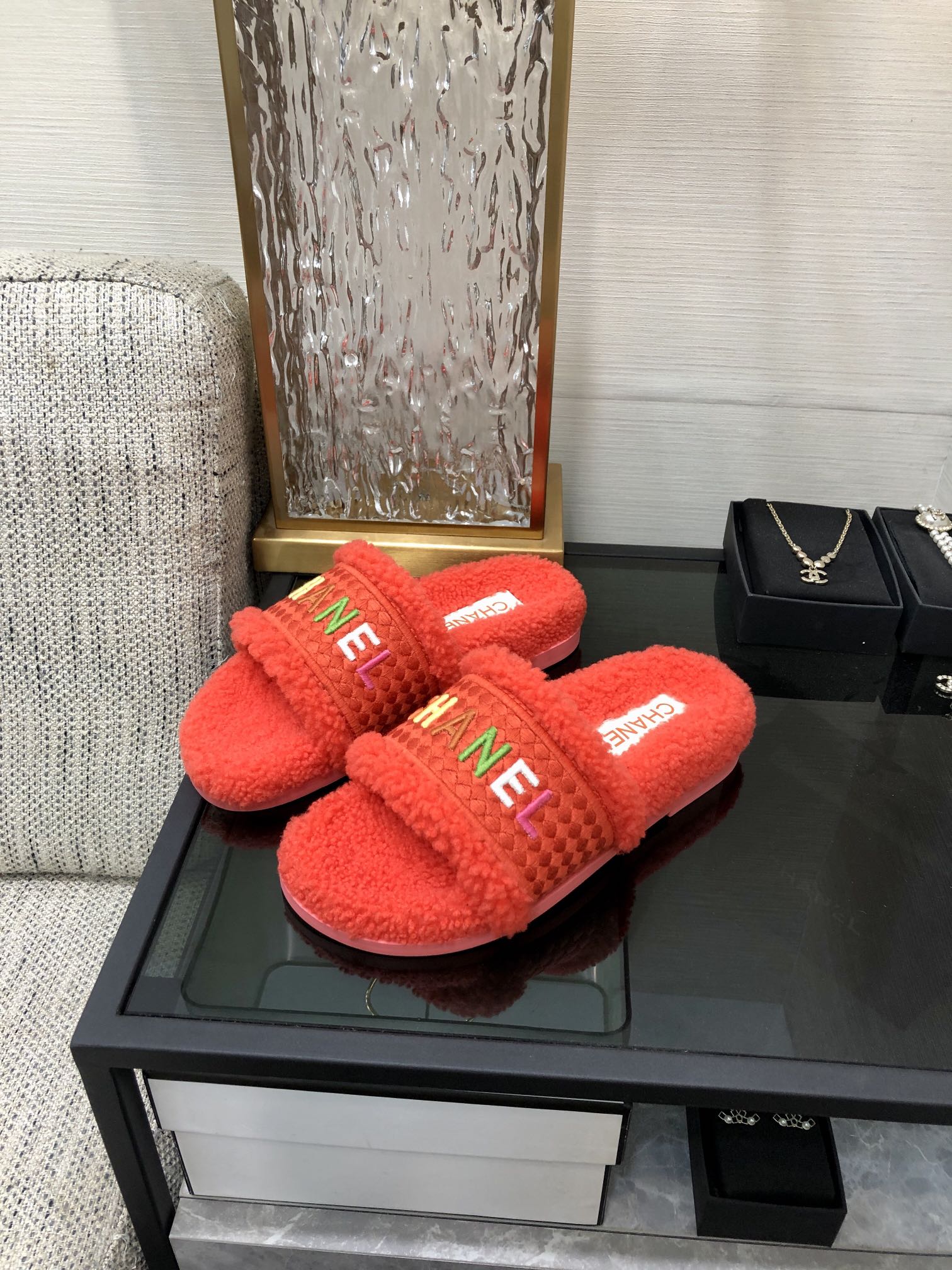 Chanel Women’s Mules With Lining Red For Women 1.2in/3cm