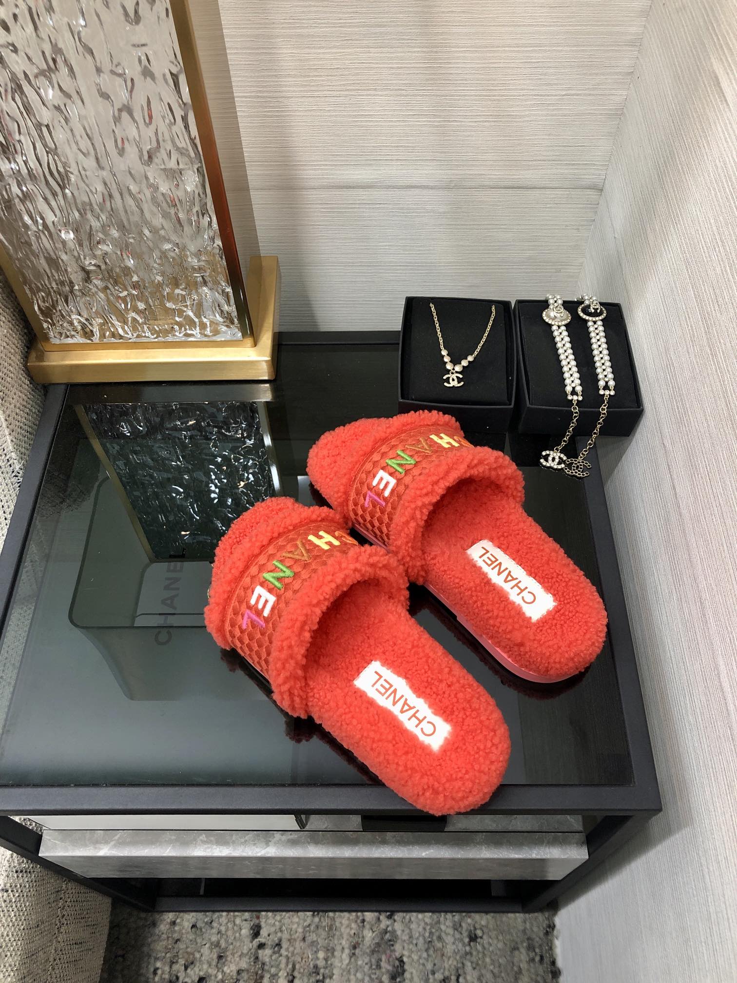 Chanel Women’s Mules With Lining Red For Women 1.2in/3cm
