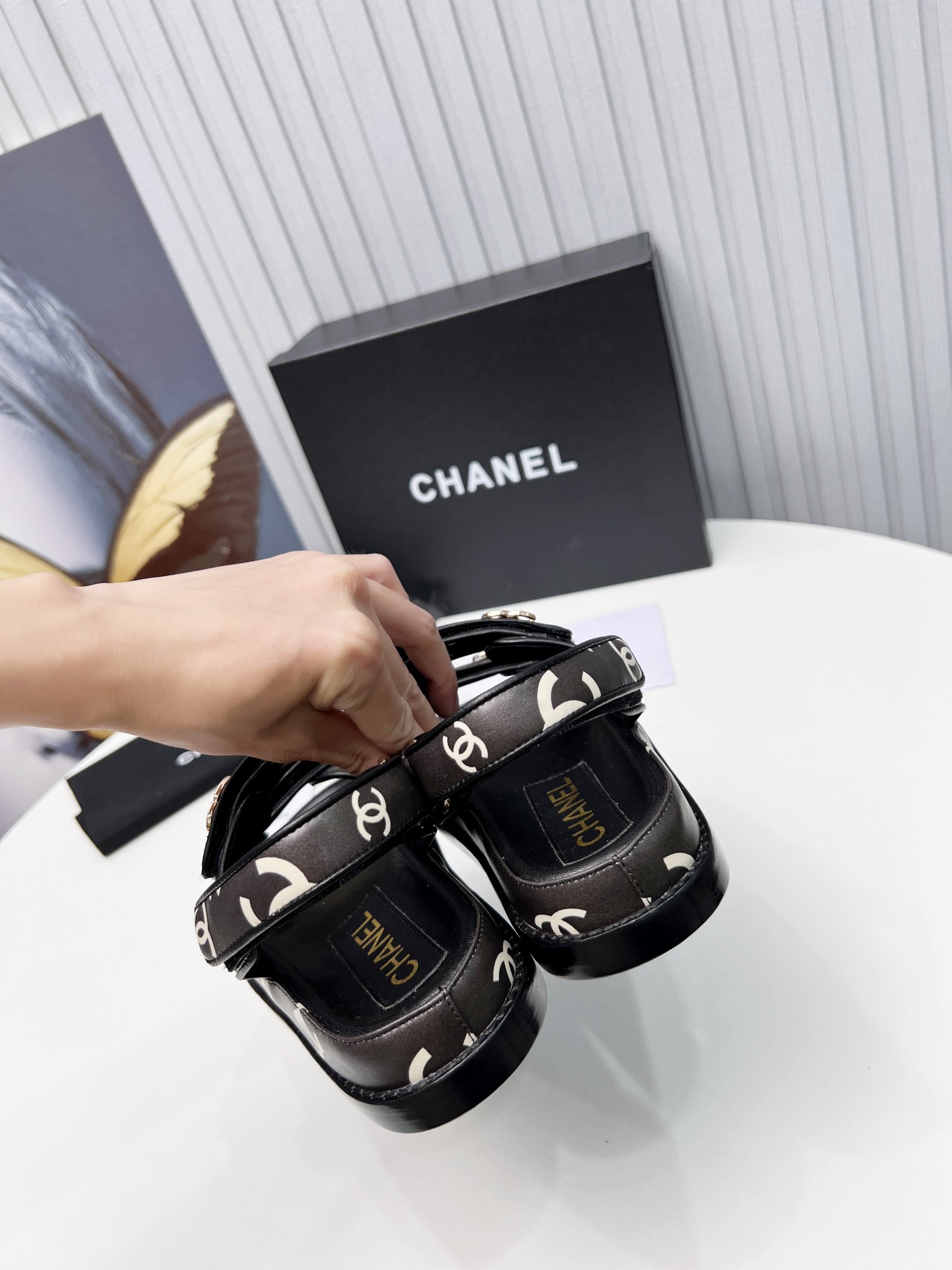 Chanel Women’s Sandals Black For Women