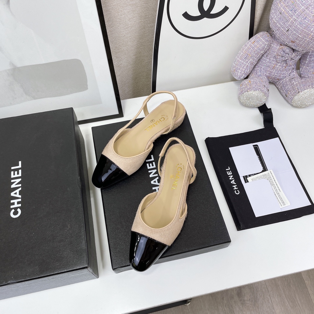 Chanel Women’s Slingbacks Beige For Women