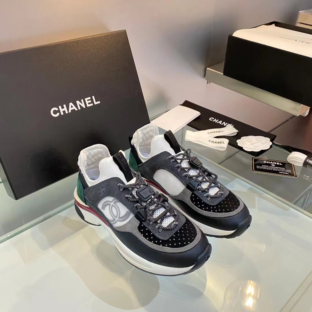 Chanel Women’s Sneakers Black For Women G39488 Y56142 K4948