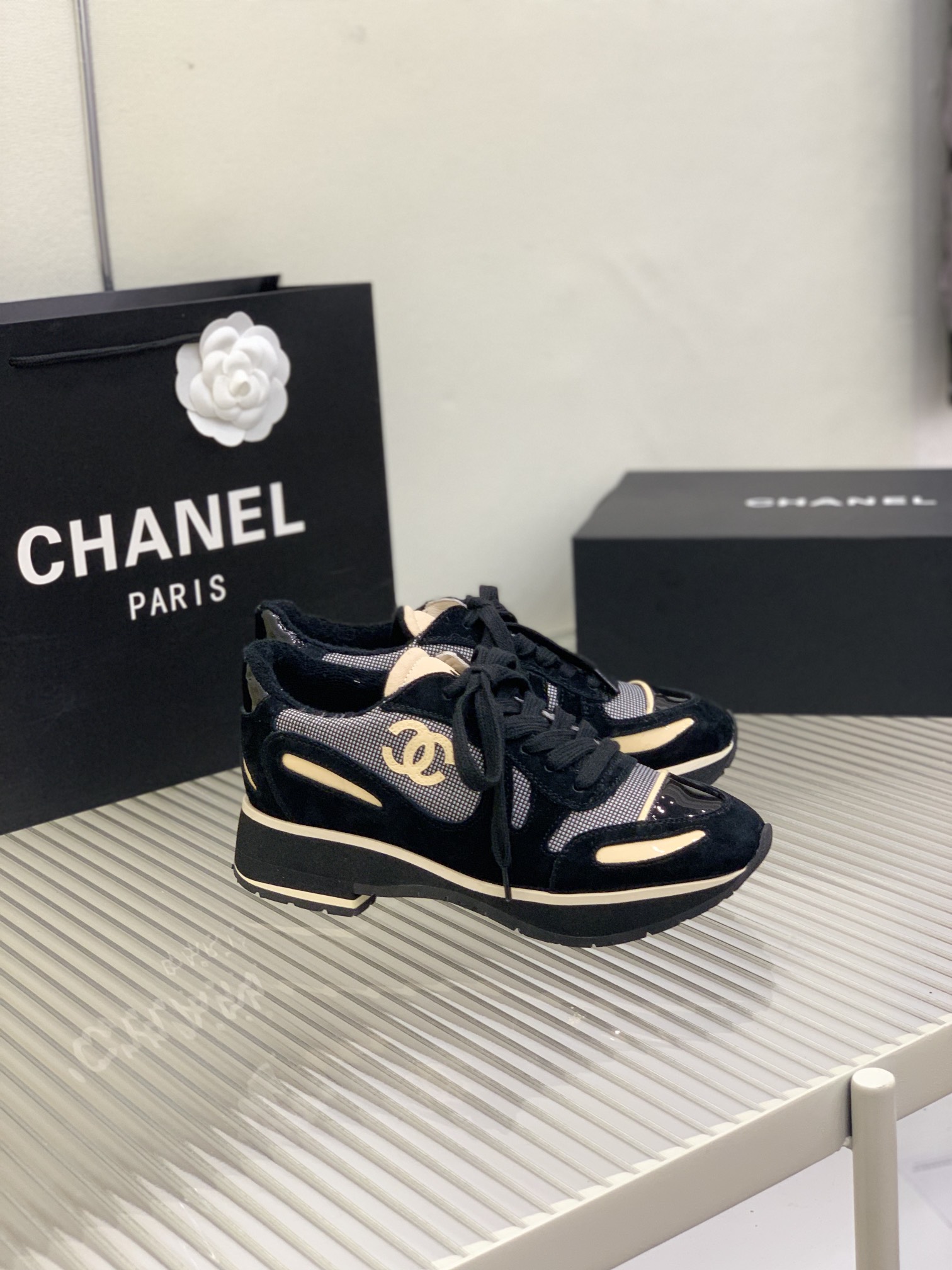 Chanel Women’s Vintage Sneakers Black For Women