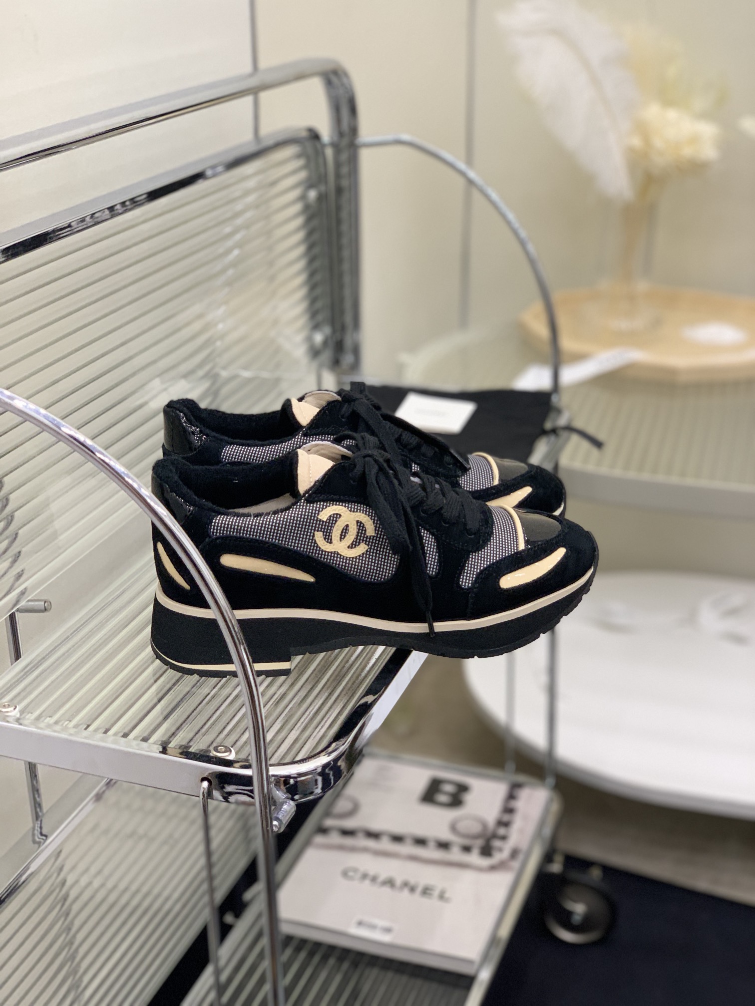 Chanel Women’s Vintage Sneakers Black For Women
