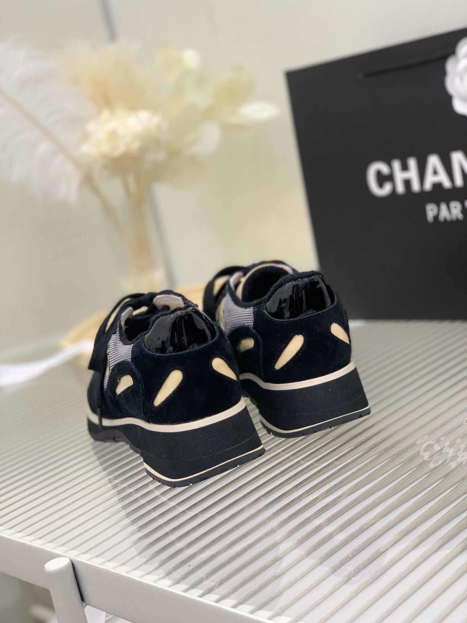 Chanel Women’s Vintage Sneakers Black For Women