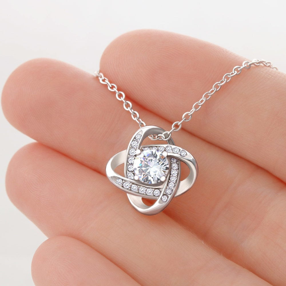 Chapter 50 Ride or Die Customized Birthday With Love Knot Necklace