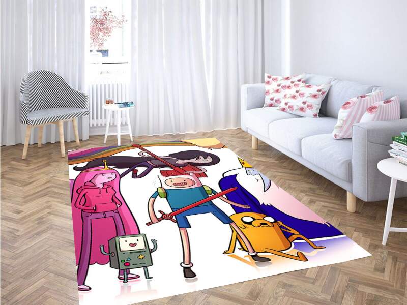 Character Adventure Time Carpet Rectangle Rug
