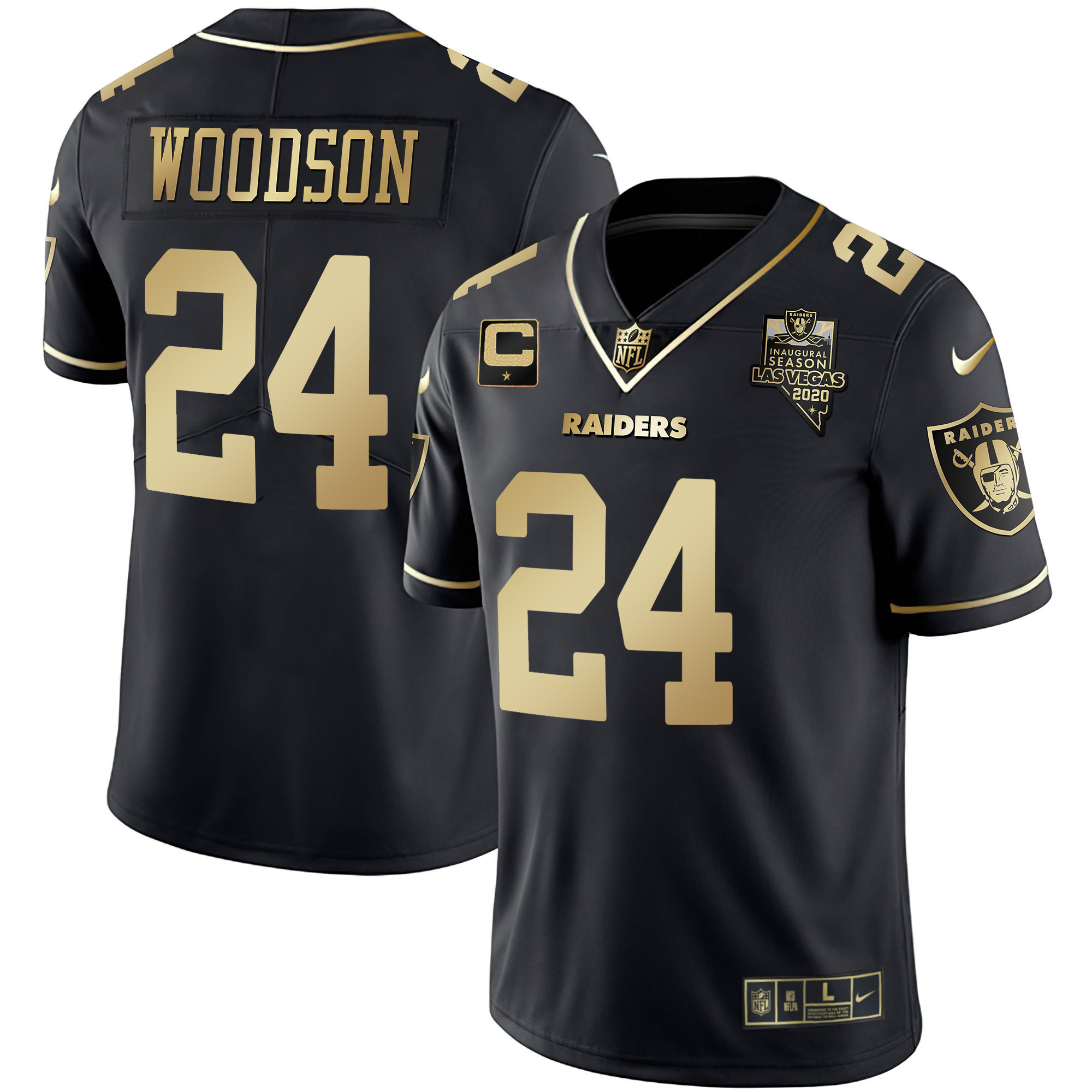 Charles Woodson Men's Las Vegas Raiders Vapor Gold Gold Limited Jersey - All Stitched 