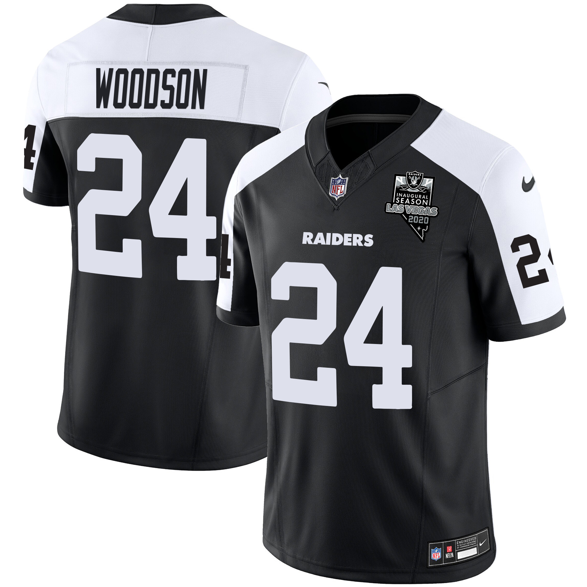 Charles Woodson Men's Las Vegas Raiders Vapor Limited Alternate Jersey - All Stitched 