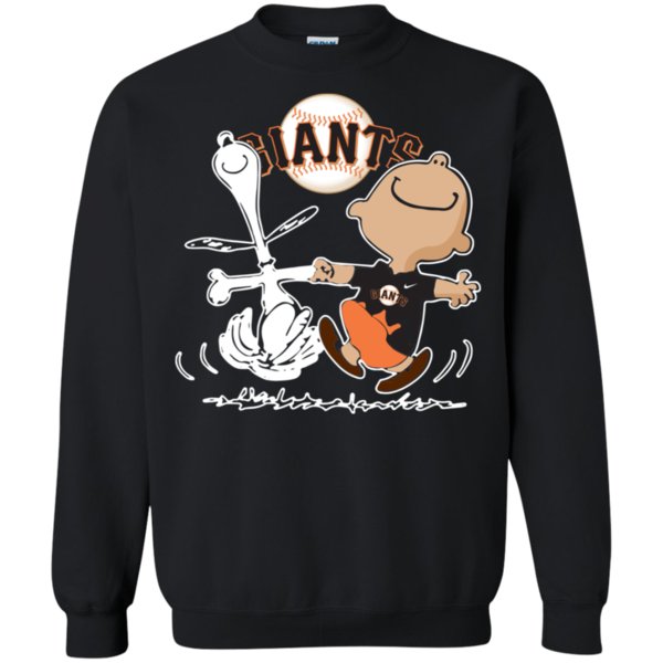 Charlie Brown Snoopy San Francisco Giants Shirt Sweatshirt